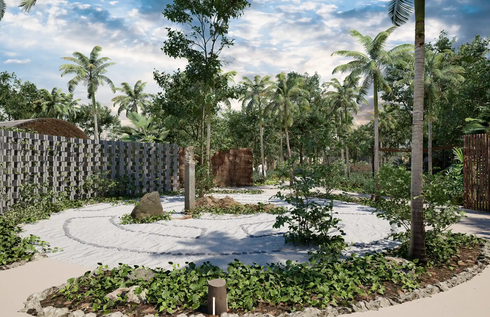 Jardín Zen de Aldea Balhá