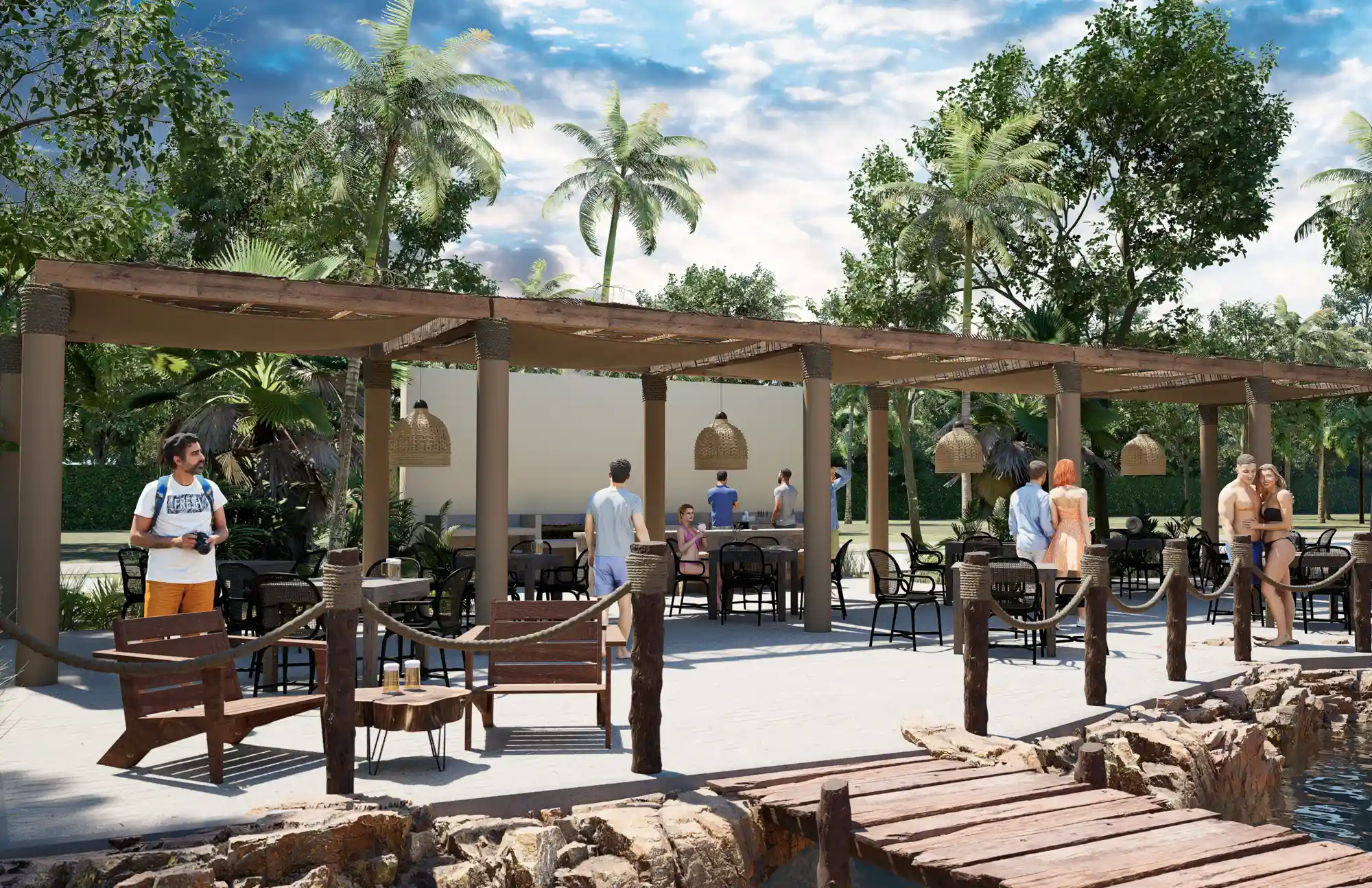 Terraza Cenote de Aldea Balhá