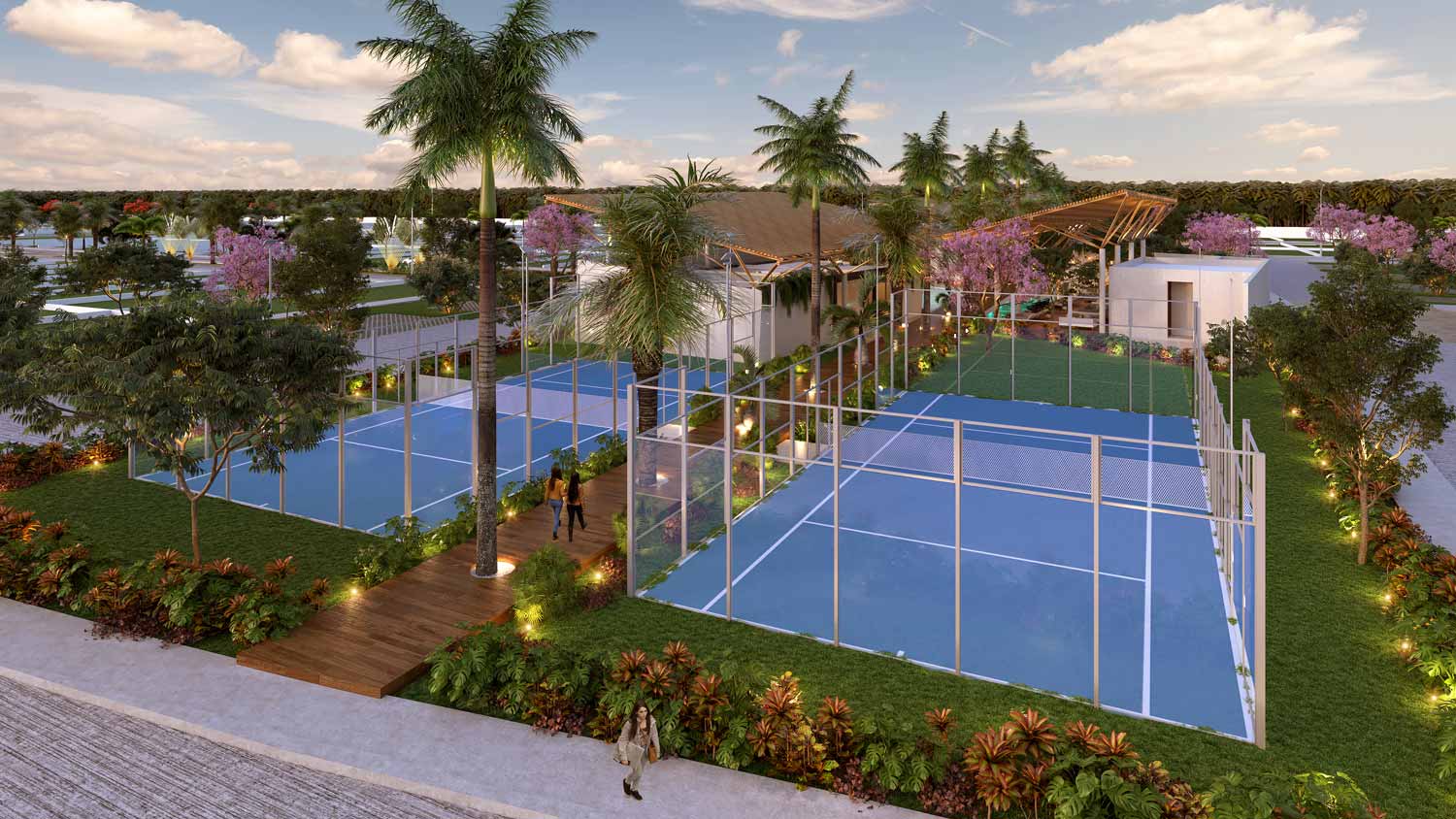 Court de Pádel Clubhouse de Beachles