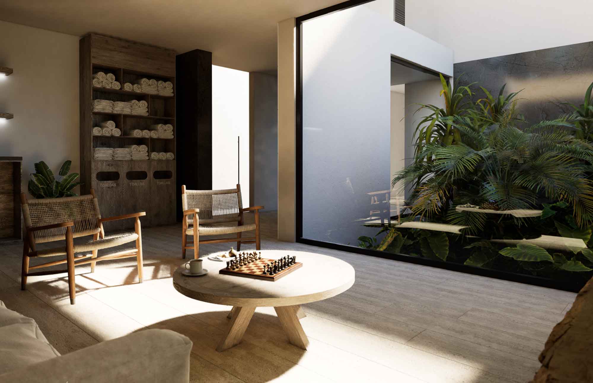 Living Room de Espera de Puerta Xaibé