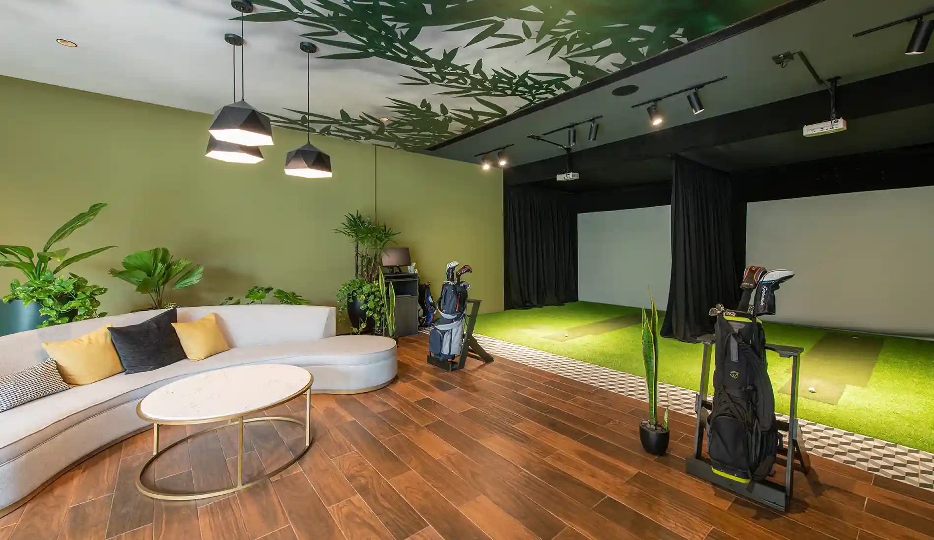 Living Room de Simuladores de Golf