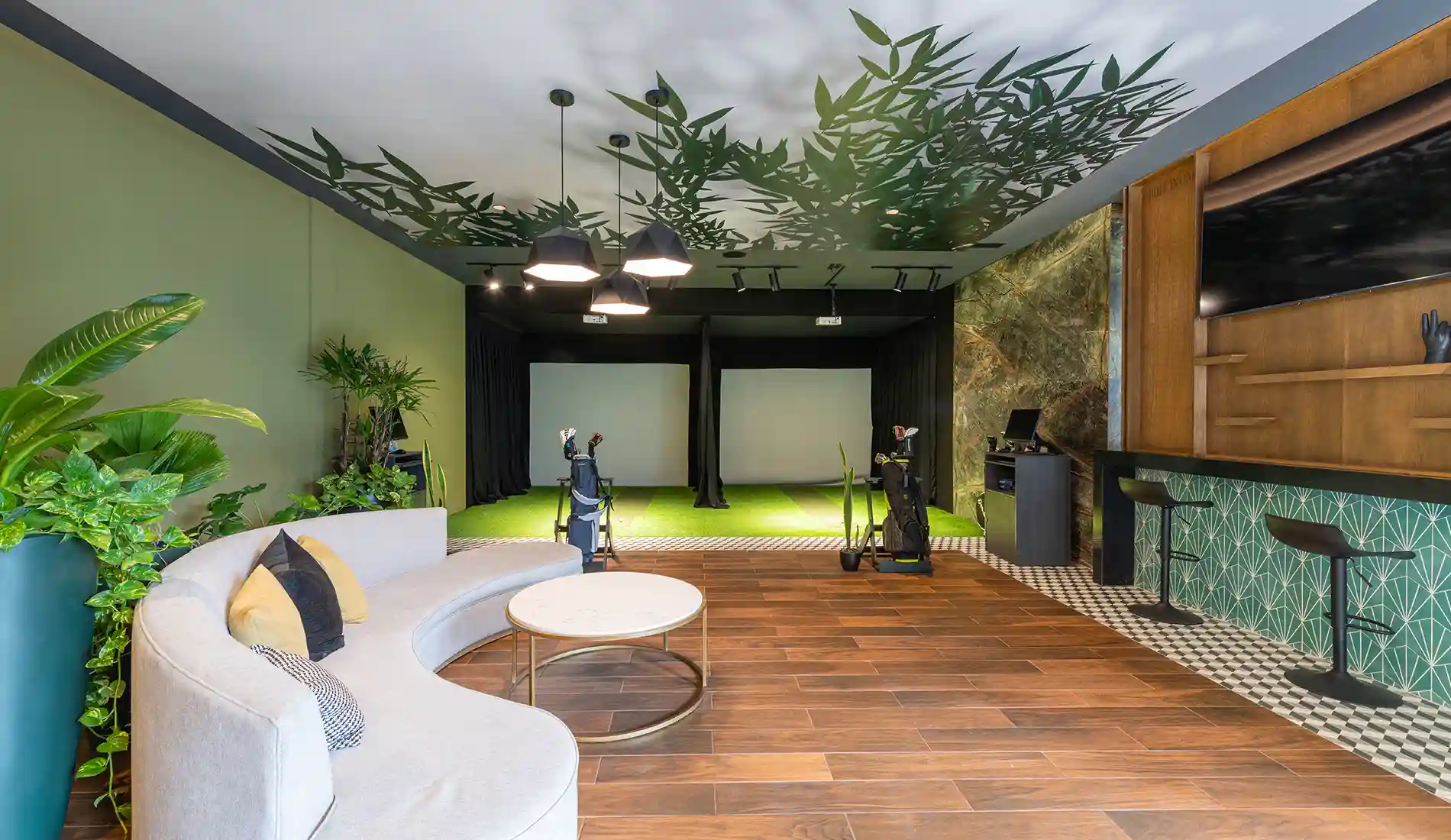 Living Room de Simuladores de Golf Provincia Residential