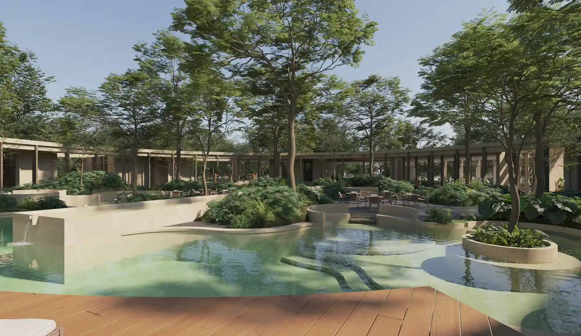 Swimming Pool Clubhouse Nórtico Residential