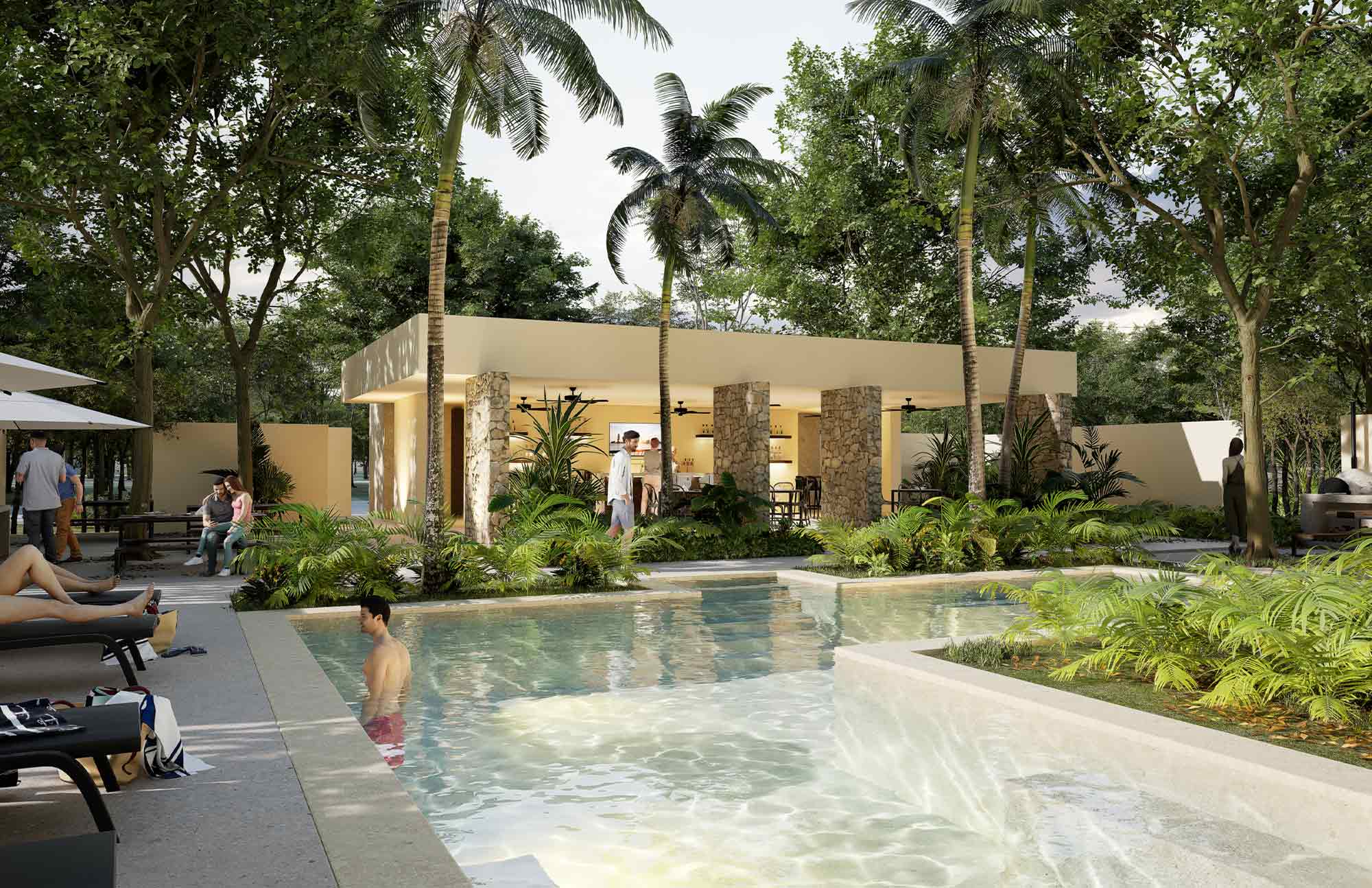 Terrace con Swimming Pool de Punta Cometas